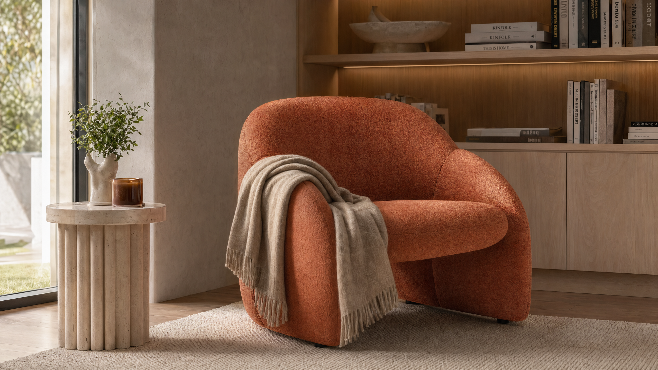 Crab Accent Chair - lifestyle view by FOBOO
