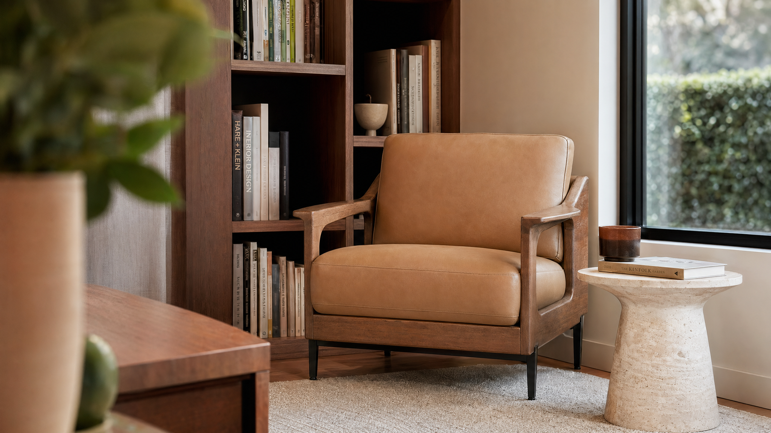 Meridian Accent Chair - lifestyle view by FOBOO