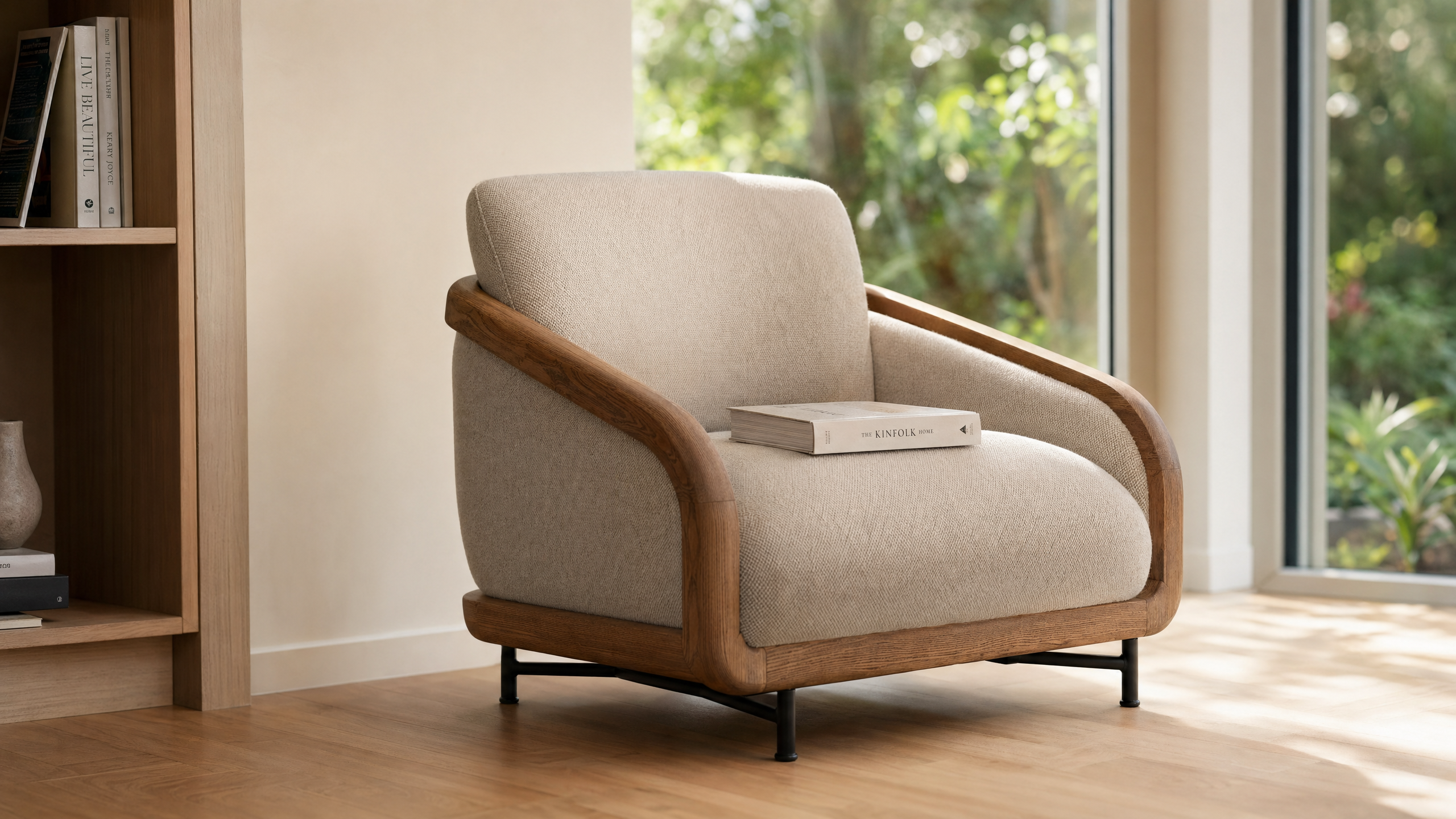Orbis Lounge Chair - lifestyle view by FOBOO