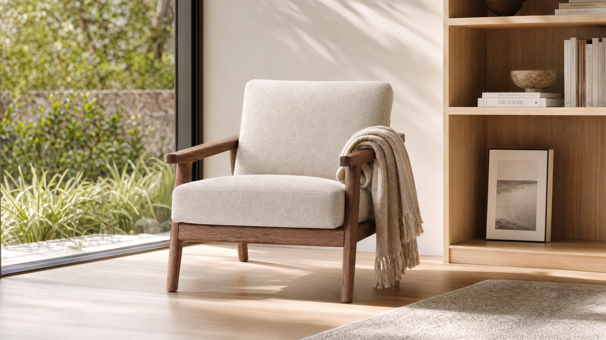 Vanta Lounge Chair - lifestyle view by FOBOO