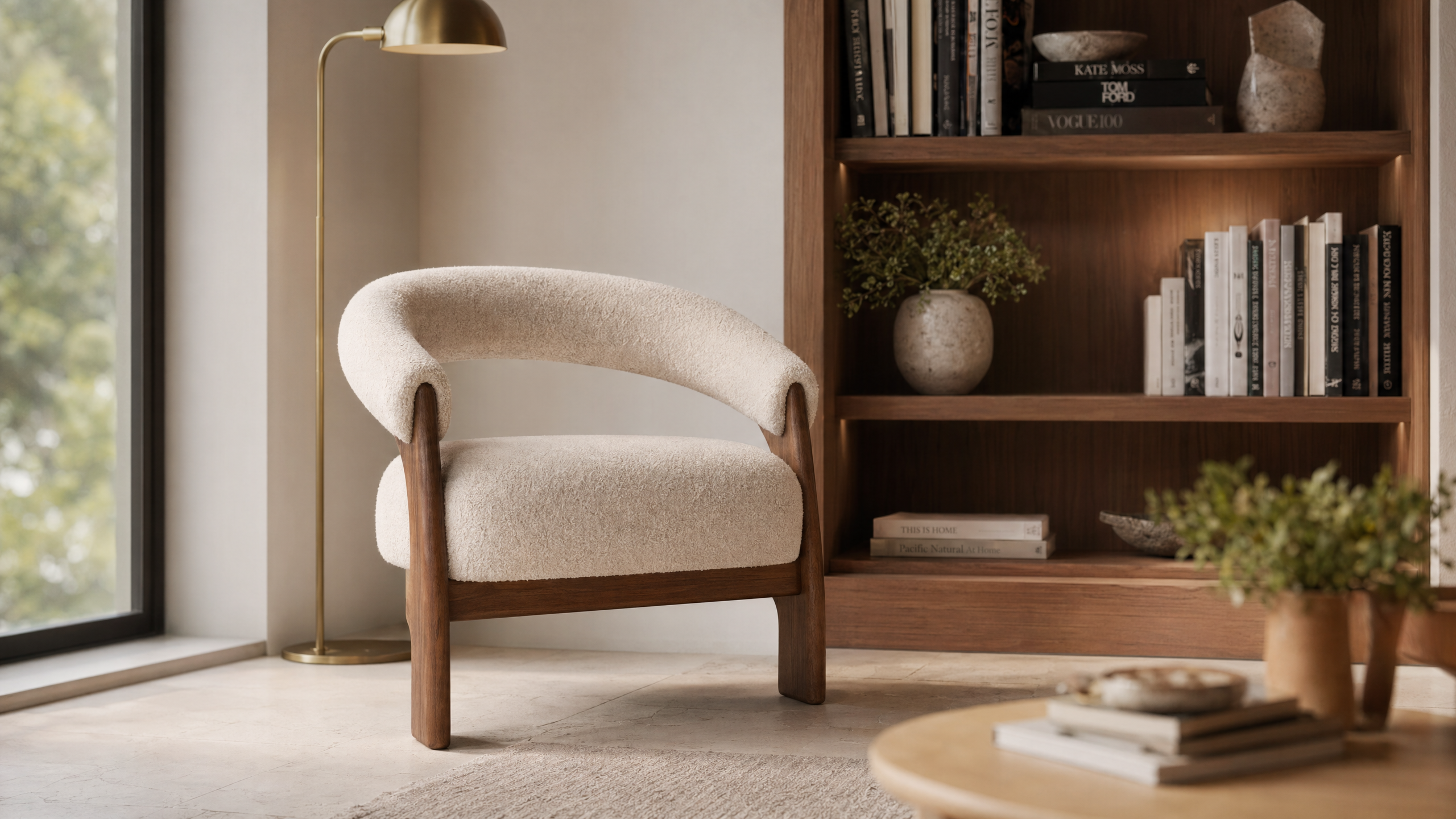 Halo Accent Chair - lifestyle view by FOBOO