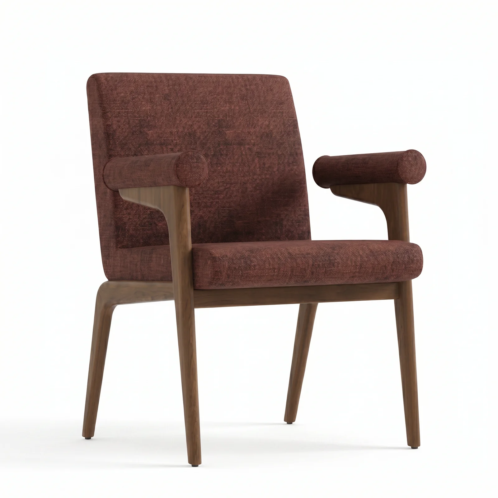 The Archini Living Antelope Dining Chair - front view on white background