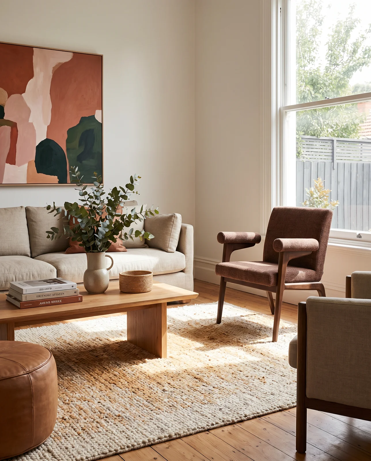 The Archini Living Antelope Dining Chair - styled in living space