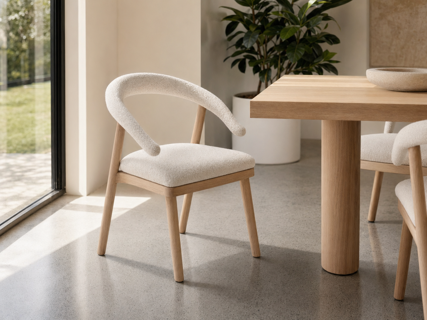 Archini Living Antelope Dining Chair - lifestyle view by FOBOO