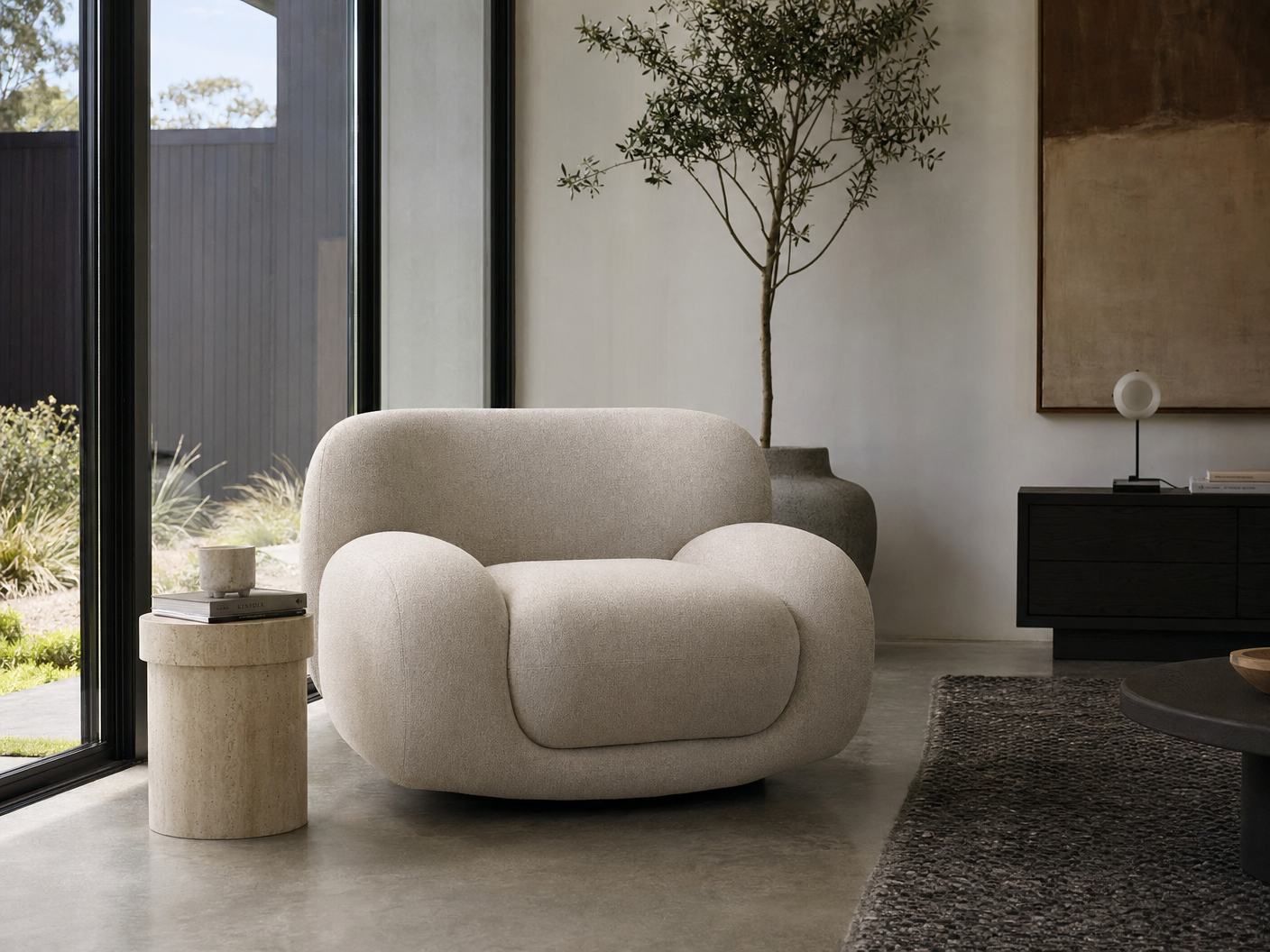 Archini Living Cloud Armchair - lifestyle view by FOBOO