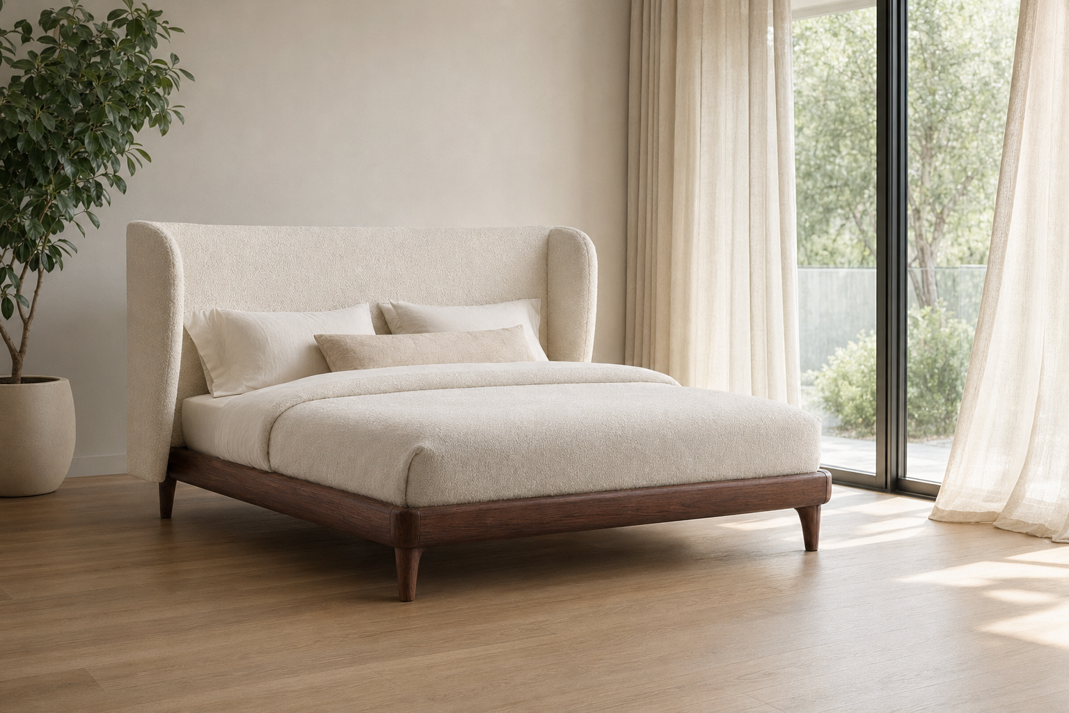 Archini Living Embrace Bed - lifestyle view by FOBOO