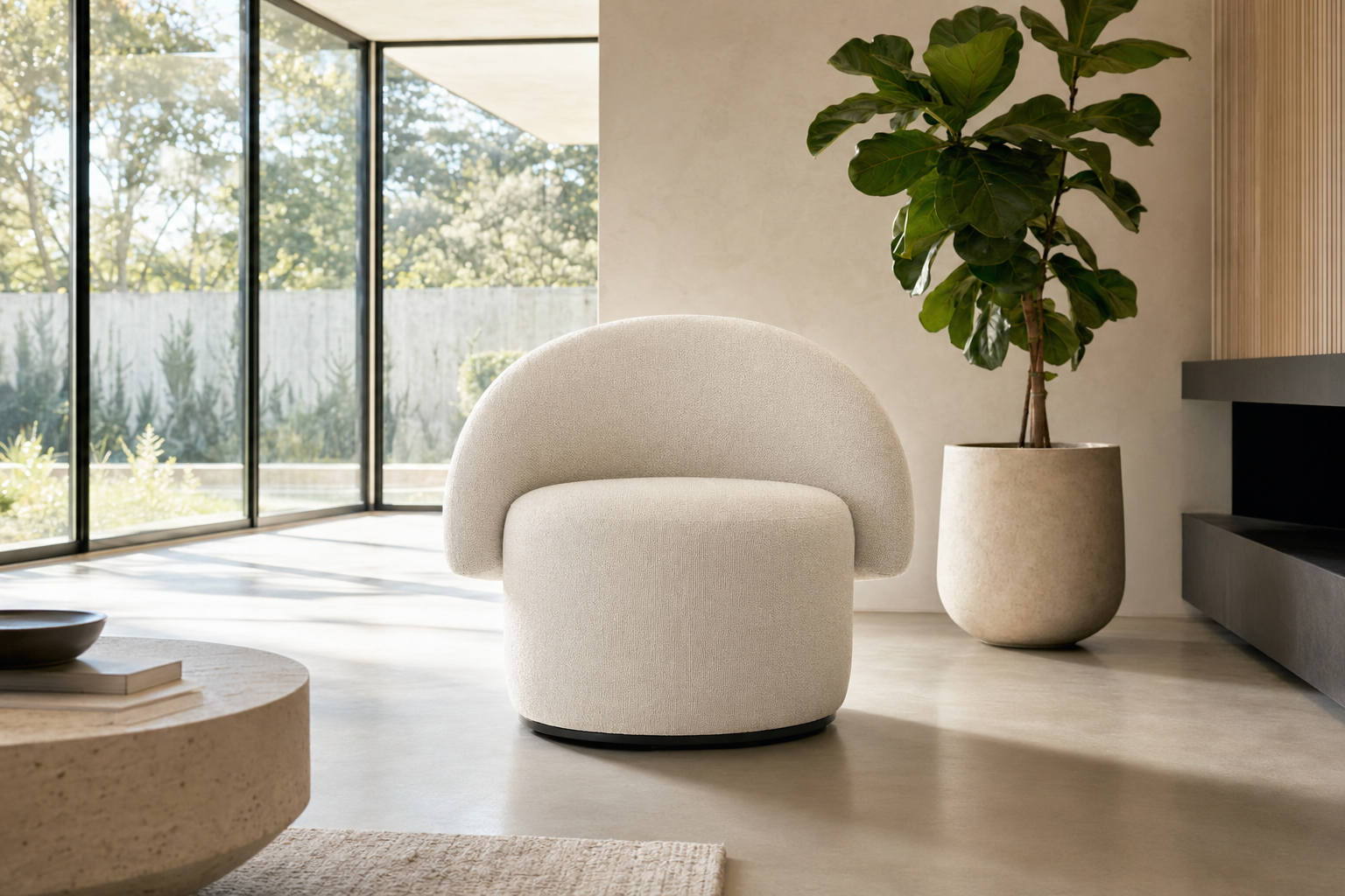 Archini Living Mushroom Armchair - lifestyle view by FOBOO