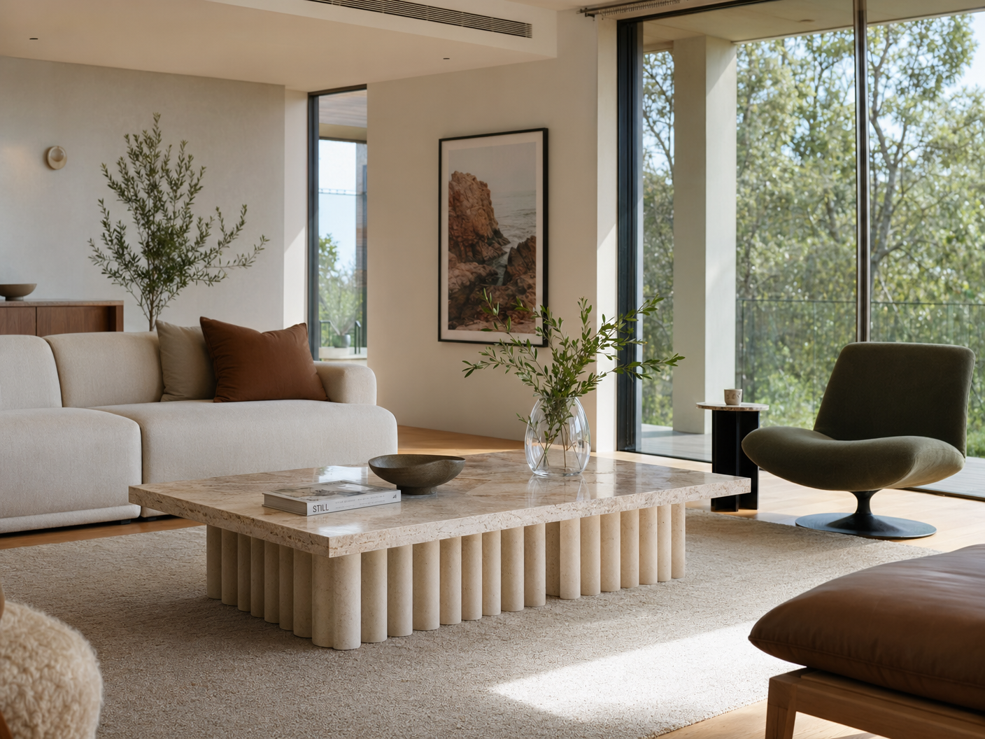 Archini Living Numerator Coffee Table - lifestyle view by FOBOO