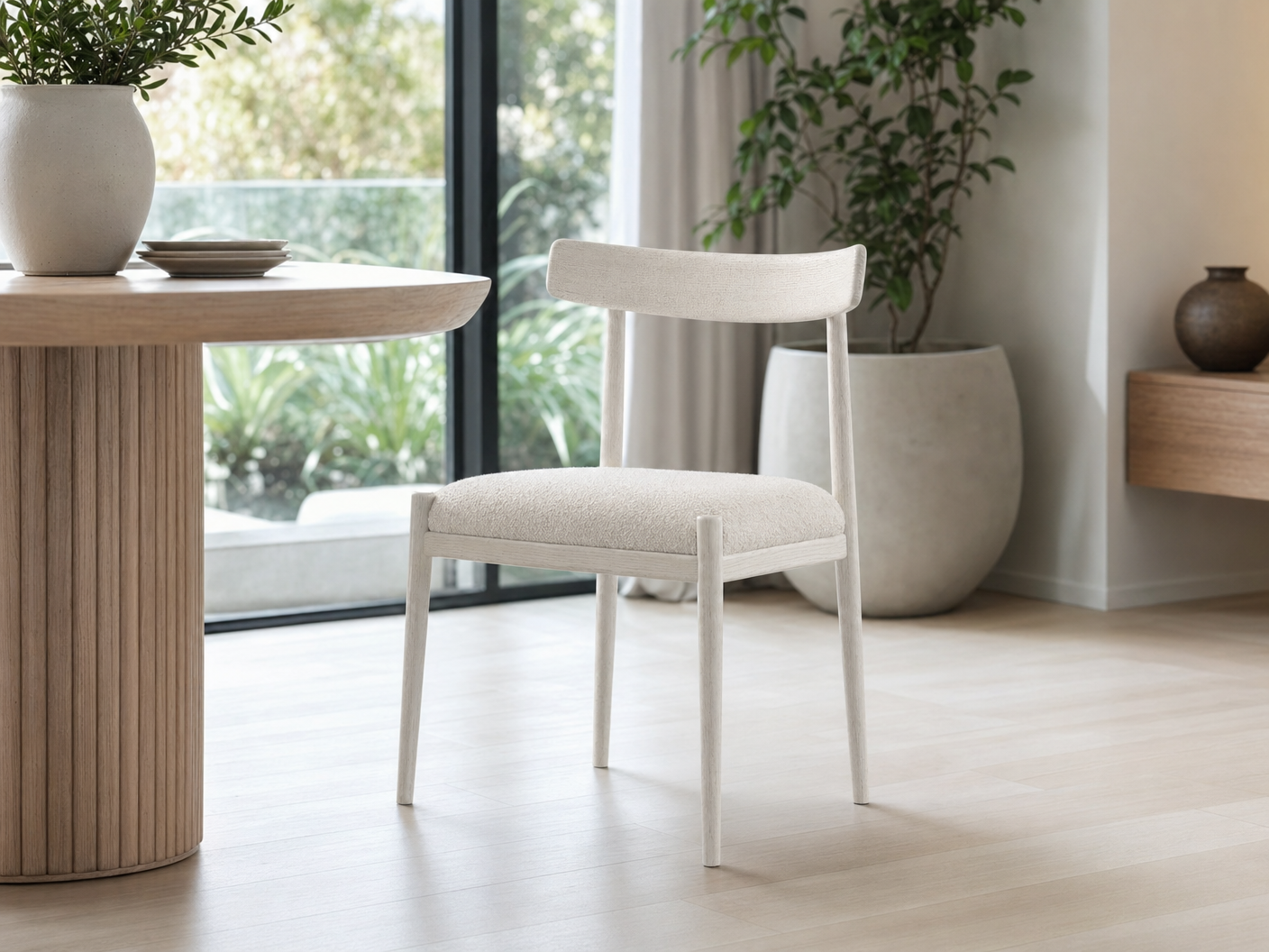 Archini Living Perch Dining Chair - lifestyle view by FOBOO