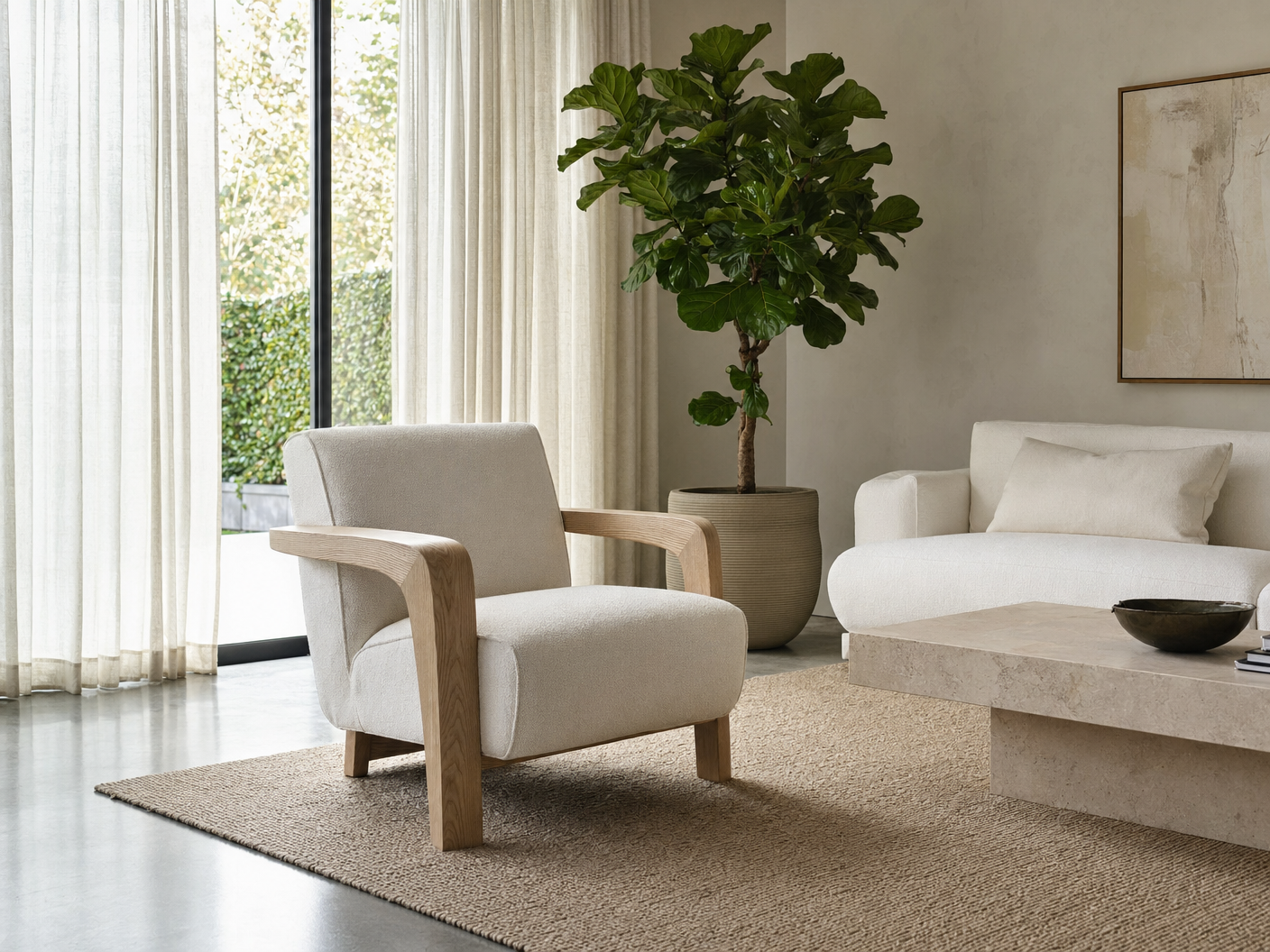 Archini Living Swallowtail Armchair - lifestyle view by FOBOO