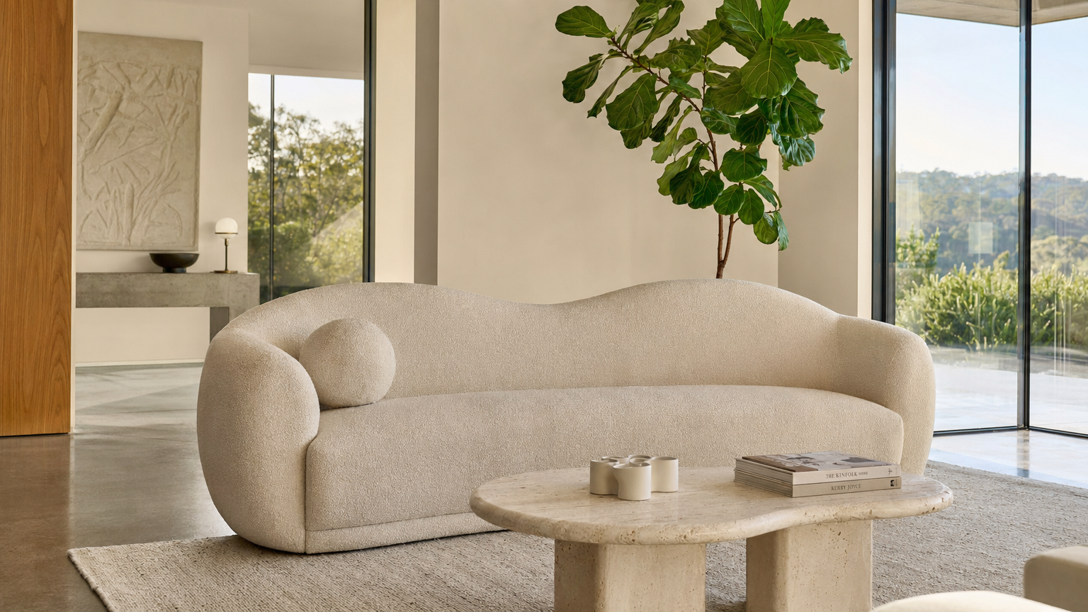 Archini Living Wave Sofa - lifestyle view by FOBOO