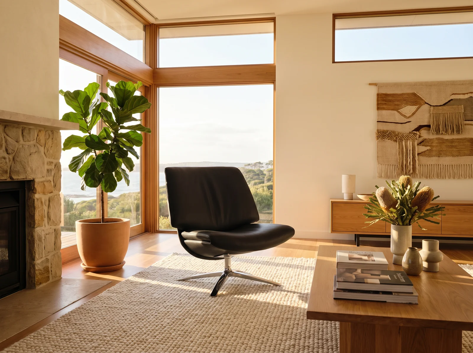 Archini Living Carpet Armchair - lifestyle view by FOBOO