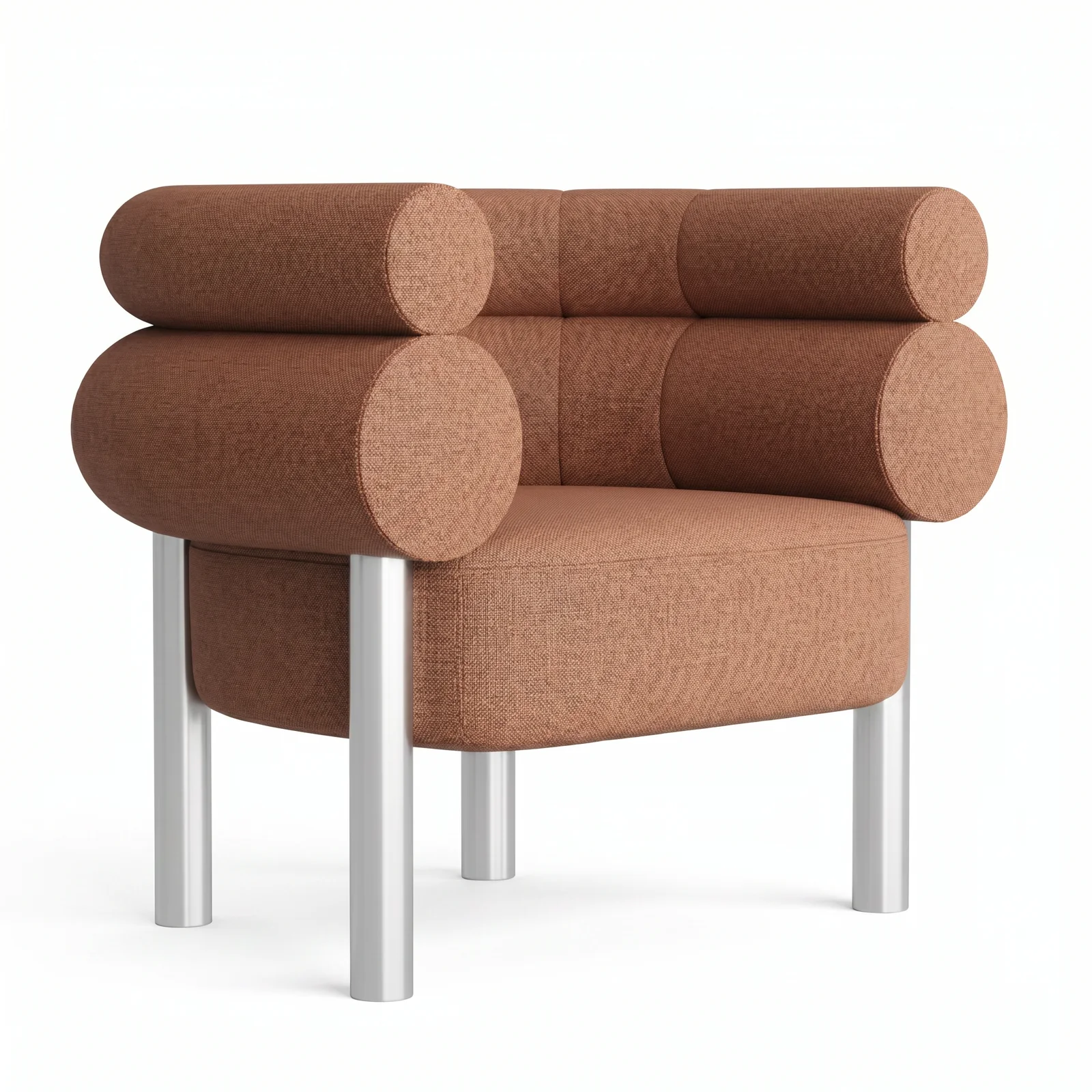The Archini Living Koji Armchair - front view on white background