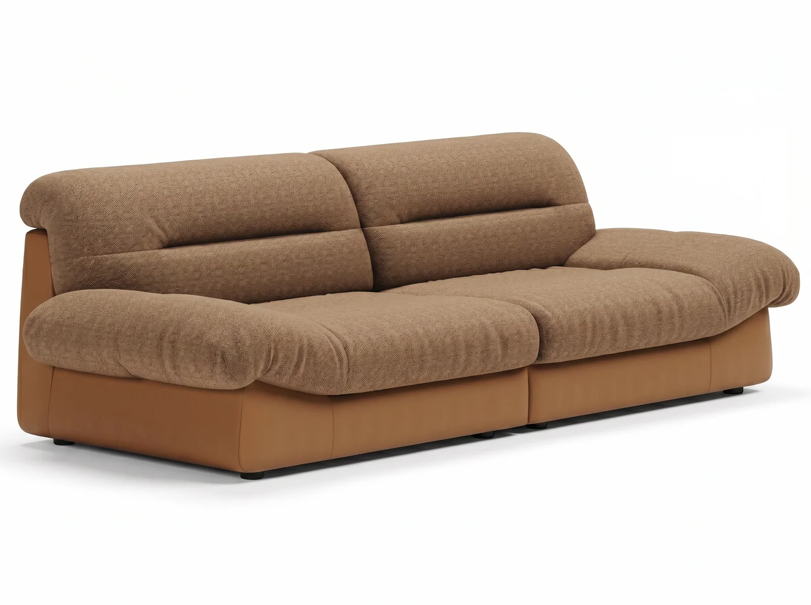 The Archini Living Mochi Sofa - front view on white background