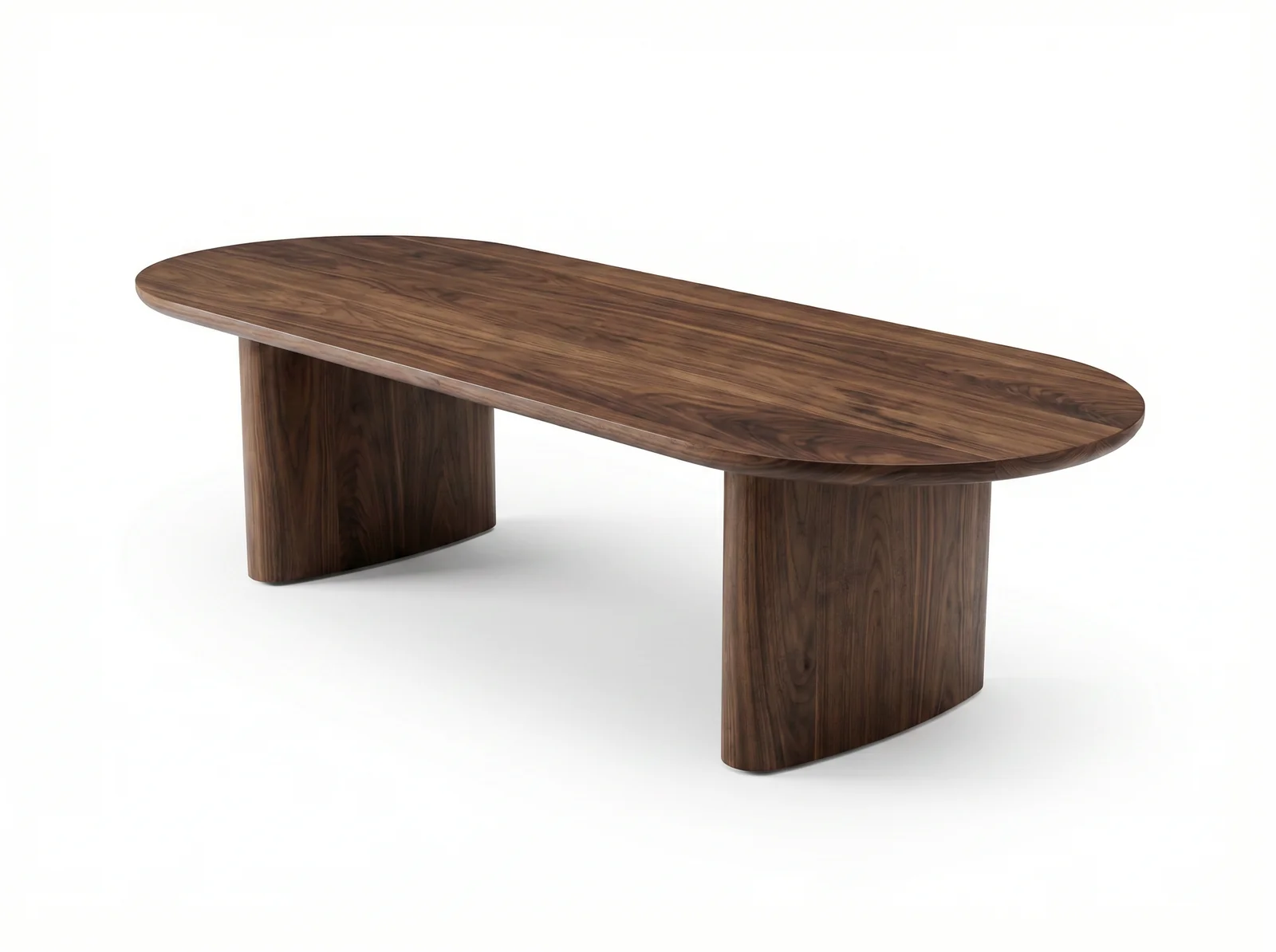 The Archini Living Numerator Dining Table - front view on white background