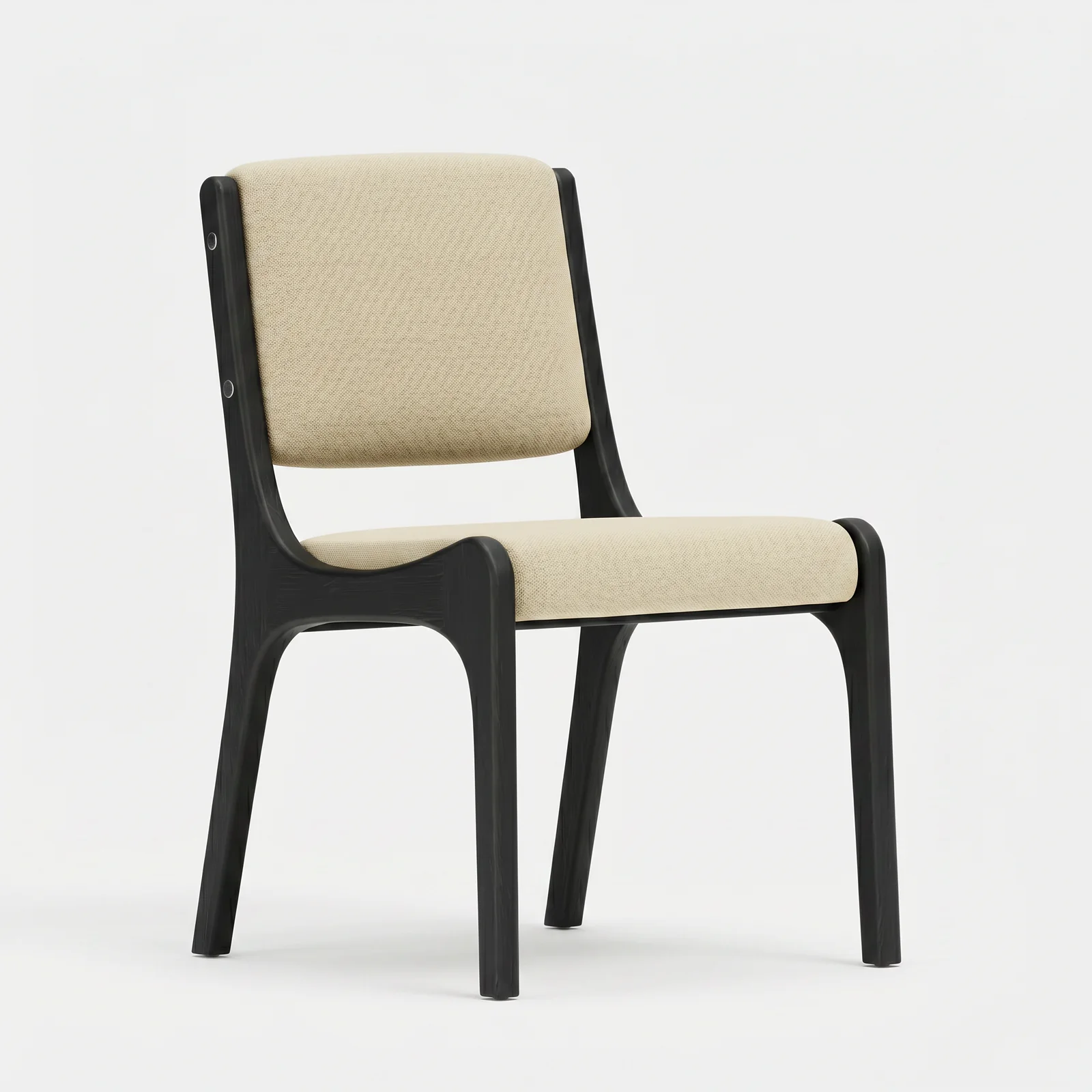 The Archini Living Perch Dining Chair - front view on white background