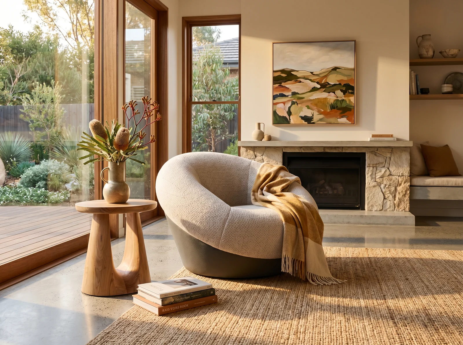 Archini Living Pinecone Armchair - lifestyle view by FOBOO