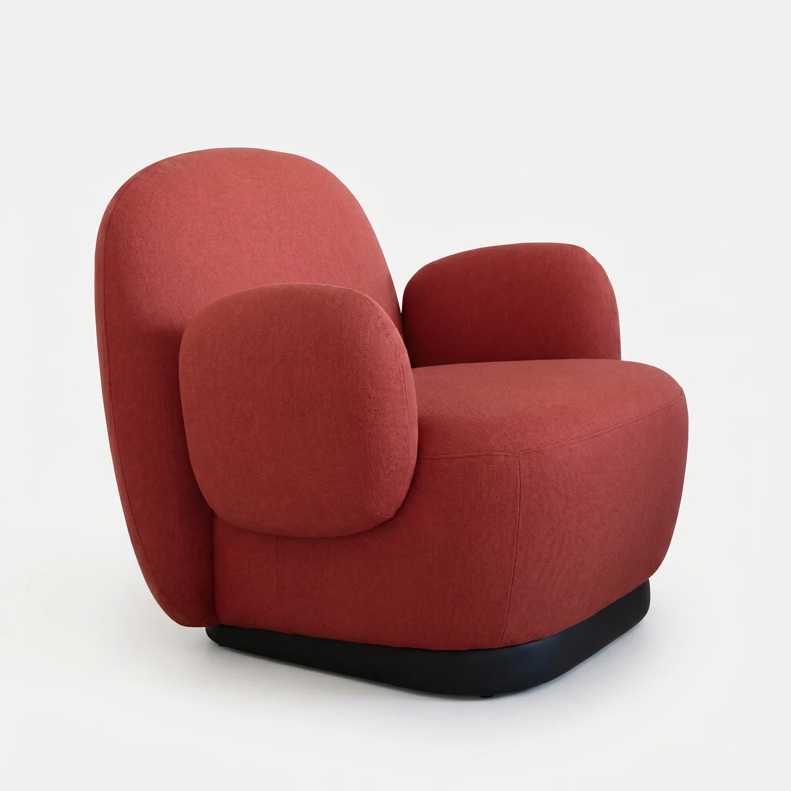 The Archini Living Rain Flower Armchair - front view on white background