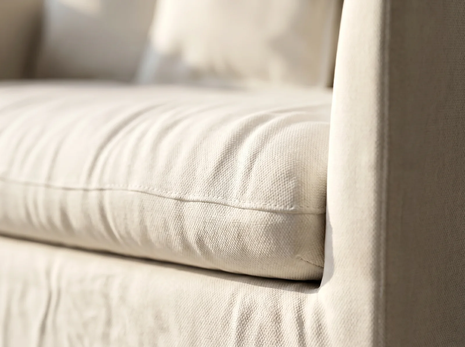 The Archini Living Ripple Sofa - material and finish detail