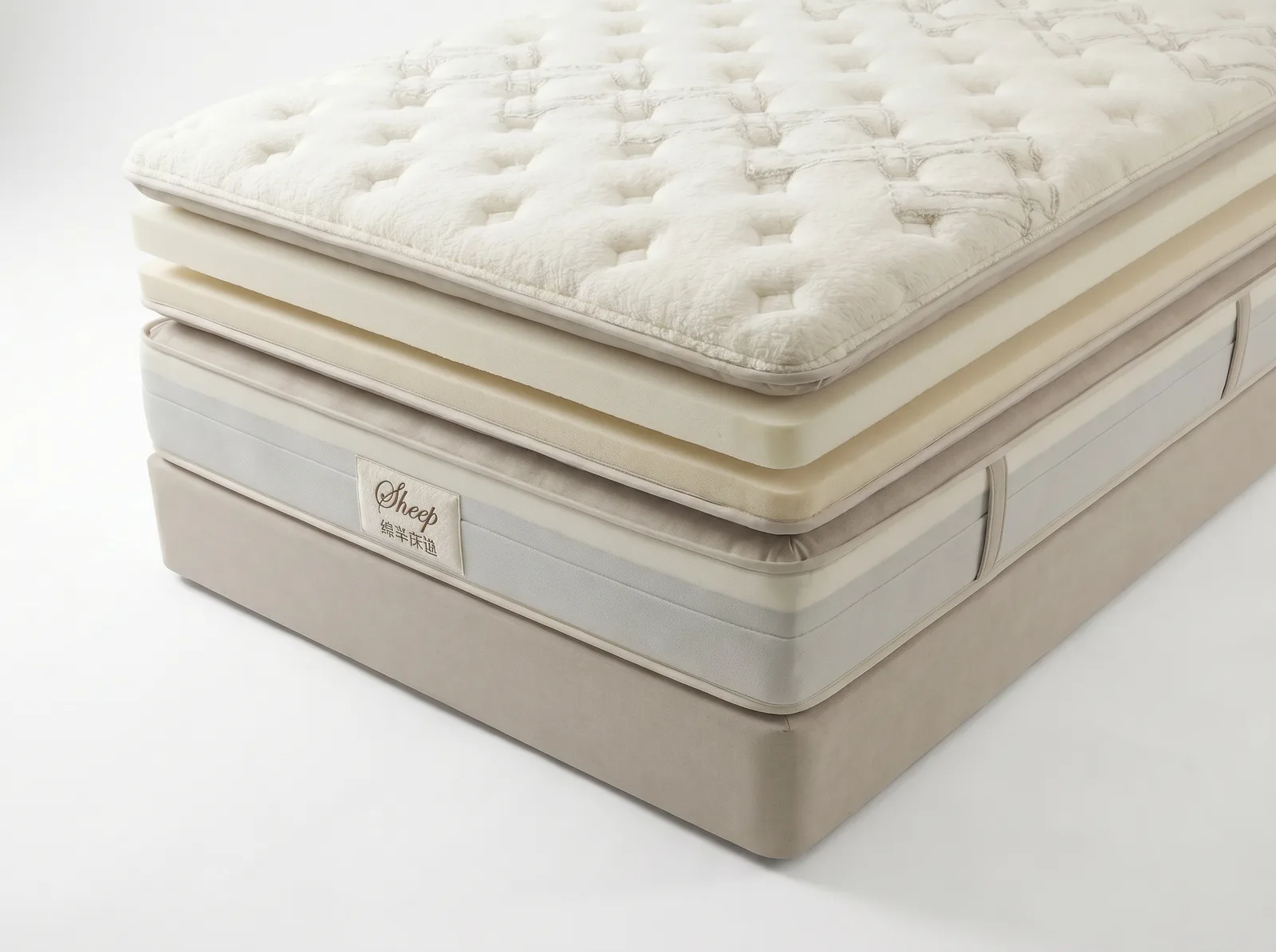 The Archini Living Sheep Mattress - cinematic hero shot