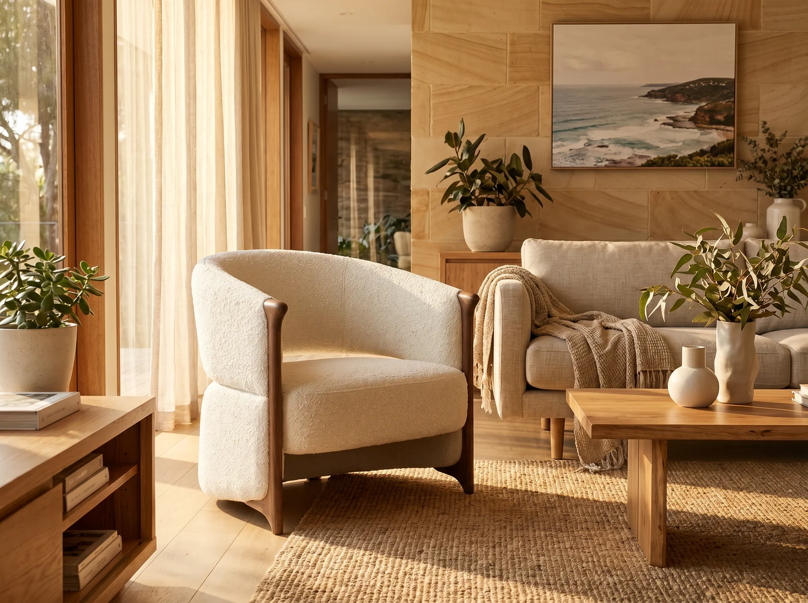 Archini Living Swallowtail Armchair - lifestyle view by FOBOO