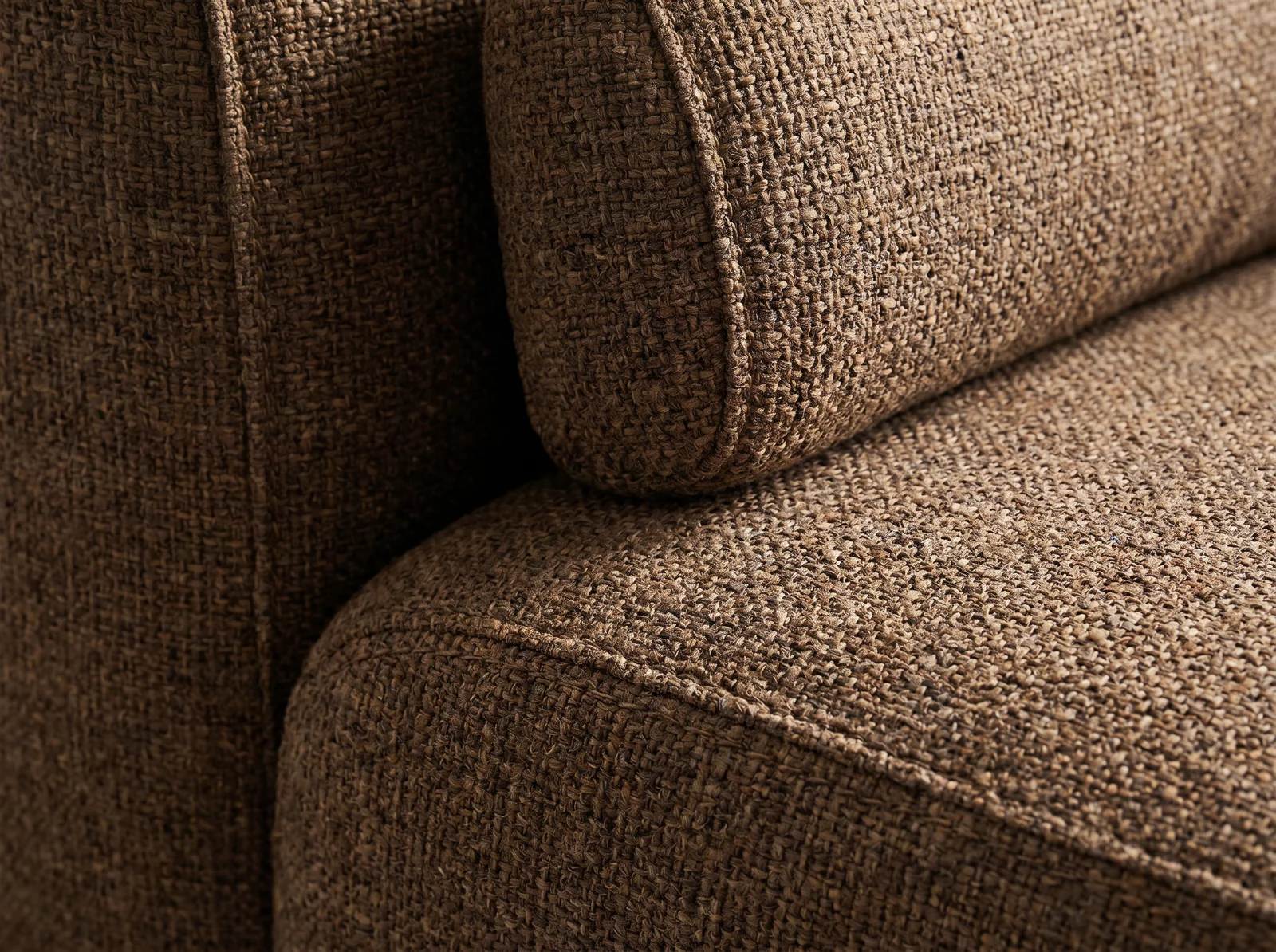 The Archini Living Wave Sofa - material and finish detail